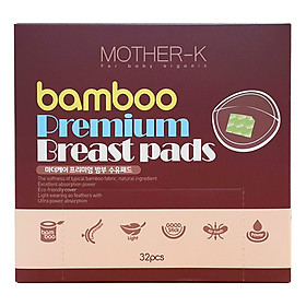 Lót thấm sữa sợi tre Mother-K Hàn Quốc (32 chiếc)