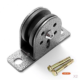 2pcs/ Cable Pulley DIY Pull Lifting Cable Machine Build Roller