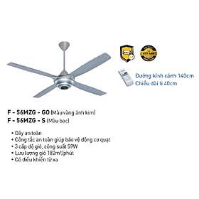 Mua Quạt Trần Panasonic F-56MZG-S – Bạc - Hàng chính hãng