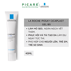 Kem Dưỡng Dạng Gel Giúp Làm Mờ Sẹo Giúp Làm Dịu, Hỗ Trợ Quá Trình Phục Hồi, Và Tái Tạo Da Phù Hợp Cho Trẻ Em  La Roche-Posay (40ml)