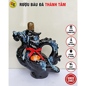 Đặc Sản Bình Định - Rượu Bàu Đá Thành Tâm Thuyền Chim Màu đen 700ml - OCOP