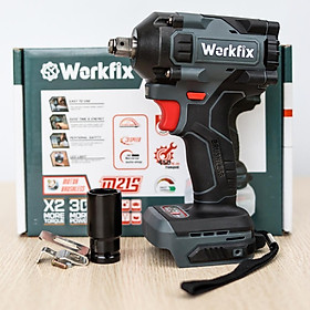 Máy siết bulong WORKFIX( WF-IW450N )đầu 2 trong 1 Lực siết 450Nm bảo hành chính hãƞg 12 tháng