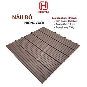 Mua COMBO11 Vỉ lót sàn nhựa uPVC cao cấp 3T-700  Tấm nhựa trải sàn trang trí ban công / sân vườn / sân thượng  lót sàn chống trơn trượt nhà tắm / bể bơi - Hàng Việt Nam chất lượng cao