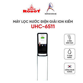 Mua Máy Lọc Nước Điện Giải Ion Kiềm ROBOT UHC- 6511 Chế Độ Nóng  Nguội  Lạnh - Tạo 11 Loại Nước - Hàng Chính Hãng