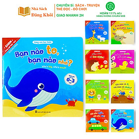 Sách - Combo 8 cuốn Ehon Toán Học Đầu Đời Cùng Con Học Toán - Song Ngữ Việt Anh  Cho Bé 0-3 Tuổi