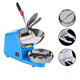 Máy Bào Đá, Máy Bào Đá Tuyết 2 LƯỠI, 2 NẮP Công Suất 300W/500W Thương Hiệu Doron