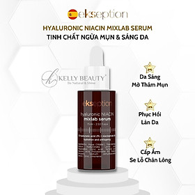 ekseption hyaluronic NIACIN mixlab serum - Tinh Chất Ngừa Mụn, Giảm Thâm; Sáng Da và Se Nhỏ Lỗ Chân Lông 75ml