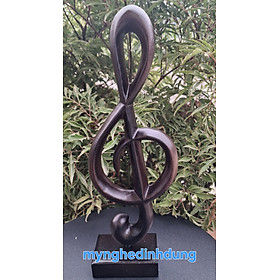 Nốt nhạc trang trí bằng gỗ cao 27x9x7cm