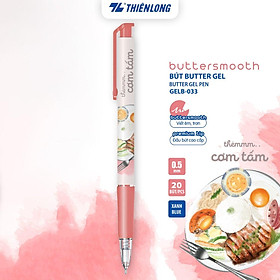 Combo 5/10/20 Bút gel B - Buttersmooth Gel Thiên Long GELB-033 - Premium Tip viết êm, trơn - Mực Xanh