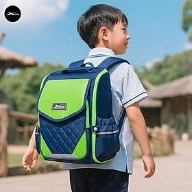 Balo Chống Gù Xbags XB 3108 - Cặp Học Sinh Tiểu Học Cho Bé Trai Bé Gái, Siêu Nhẹ, Chống Thấm Nước, Bảo Vệ Cột Sống