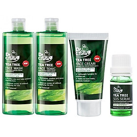 Combo 4 sản phẩm chiết xuất Tea Tree - dành cho da mụn & da dầu Farmasi