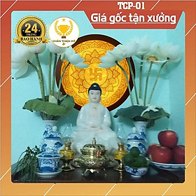 Mua Đèn Thờ Hào Quang Trúc Chỉ In Cao Cấp Dành Cho Tượng Phật