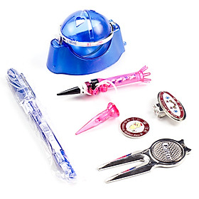 Golf Accessories Kit Golf Tool Set Golf Line Marker Golf Divot Repair Tool Golf Tees Golf Magnetic Hat Clip
