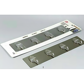 Mua Móc dán dính tường  gạch ốp  dính gỗ cao cấp siêu dính 4móc - Hàng chính hãng