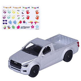 Đồ Chơi Mô Hình Xe Isuzu D-Max Classic Edition - Majorette 8502100000STH - Màu Xám
