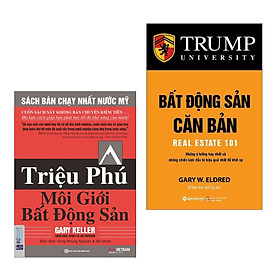 Combo Bí Kíp Kinh Doanh Cho Nhà Lãnh Đạo Tài Ba: Triệu Phú Môi Giới Bất Động Sản + Bất Động Sản Căn Bản (Bộ 2 Cuốn Sách Kinh Tế Bán Chạy Nhất Nước Mỹ / Tặng Kèm Bookmark Happy Life)