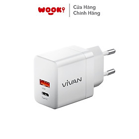 Mua Củ Sạc Nhanh GaN 35W 2 Cổng VIVAN POWER 35 Hàng Chính Hãng