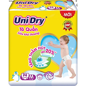 Tã Quần UniDry M74 Siêu Khô Thoáng - Date luôn mới