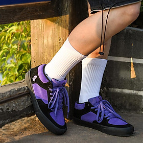 Giày trượt ván màu tím của Joiints dành cho nam giới sneaker vận động Color: Purple Shoe Size: 39
