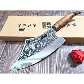 Mua DAO BẾP - DAO THÁI CHẶT HOA VĂN HỔ MÃ A5 DT150 NT topcomshop vn