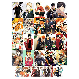 Hộp ảnh lomocard Haikyuu!! set 30 tấm ảnh khác nhau