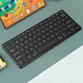 Bàn phím không dây mini W159 - pin sạc - đa kết nối bluetooth 5.0 + 3.0 + Usb wireless 2.4G hàng nhập khẩu