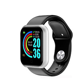 Màn hình màu Chống nước D20 Pro Vòng đeo tay thể dục thông minh Đo nhịp tim khi ngủ Đồng hồ đeo tay thể thao Y68 cho Android IOS Ứng dụng Fitpro
