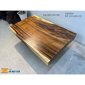 Mua Bàn Gỗ Me Tây Nguyên Tấm  Bàn Sân Vườn Gỗ Me Tây  Bàn Sofa Gỗ Me Tây Dài 1 12m Rộng 69cm Dày 10cm