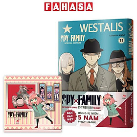 Sách - Spy X Family - Tập 11 - Bản Đặc Biệt - Tặng Kèm Obi + Bìa Áo PVC + Standee Acrylic