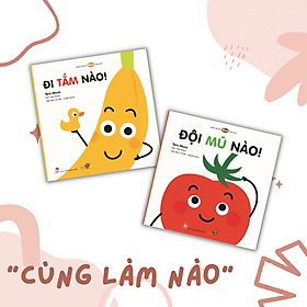 Cùng làm nào - Combo 2 cuốn cho bé làm quen với Ehon Nhật Bản. Bao gồm Đi