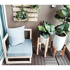 Mua Ghế Sofa Đơn  Ghế Sofa Decor Ban Công  Ghế Đa Năng Có Thể Ghép Thành Sofa Dài Kèm Bộ Đệm Và Gối