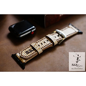 Dây đồng hồ da bò thật cho Seiko 5 / Casio AE 1200 WHD / Casio AE 1200 WH / Casio 1200WHD / 1000W / 1000WD .