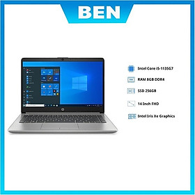 Laptop HP 240 G8 i5 1135G7/8GB/256GB/14"F/Win10/(518V6PA)/Bạc - Hàng chính hãng