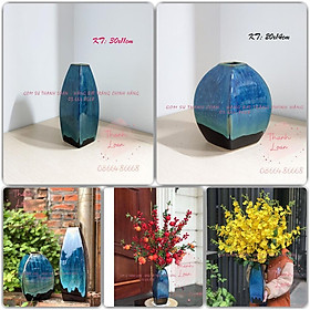 Mua Lọ hoa - Bình hoa gốm sứ Bát Tràng cao cấp - Decor đẹp trang trí phòng khách  hội nghị  khách sạn