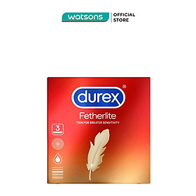 Bao Cao Su Durex Fetherlite 3 cái/Hộp