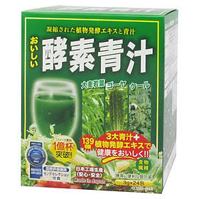 Bột mầm lúa mạch Aojiru rau quả lên men 150g (3g x 24 gói)
