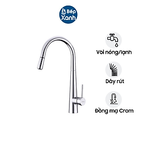 Mua Vòi Rửa Chén Hafele HT21-CH1P245 577.55.220 - Vòi Nóng/Lạnh - Đầu Lọc Neoperl - Hàng Chính Hãng