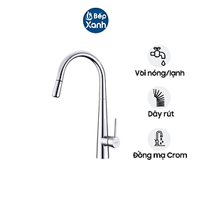 Vòi Rửa Chén Hafele HT21-CH1P245 577.55.220 - Vòi Nóng/Lạnh - Đầu Lọc Neoperl - Hàng Chính Hãng