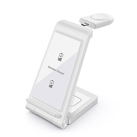3 trong 1 trạm sạc cho Samsung S22 S21 S20 Lưu ý 20 Z Fold 4 Flip3 4 Bộ sạc không dây cho Galaxy Watch 5 4 Buds hoạt động 2