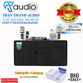Mua Loa Xách Tay CM AUDIO Model CM-S218 hàng chính hãng nhập khẩu 2023 - Tặng kèm bộ sạc pin + 4 viên pin 1200mah