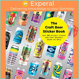 Sách - The Craft Beer Sticker Book by Soi Books (UK edition, Hardcover Paper over boards)