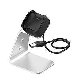 Charger Stand Compatible with Fitbit versa/Fitbit versa lite/Fitbit versa SE USB Charging Dock Fitness Smartwatch