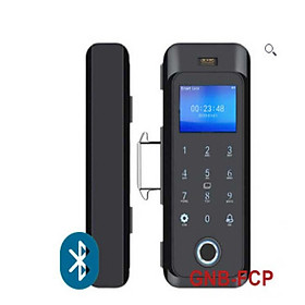 Mua Khóa điện tử Glass-FCP dùng vân tay + thẻ từ + mật mã 125Khz cho cửa kính- Glaze - màu đen