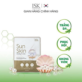 Mặt Nạ Trắng Da ISK Sunskin Pearl Sheet Mask Cung Cấp Collagen, Tăng Độ Đàn Hồi Cho Da - IMASK0400110