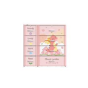 Mua Tủ nhựa Duy Tân Shino 4 tầng 8 ngăn lớn nhỏ tiện lợi sắp xếp quần áo  vật dụng đa năng trong một