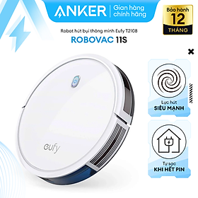 Mua Robot hút bụi EUFY RoboVac 11S - T2108 (by Anker) hút bụi tự động - Bảo hành 12 tháng - Hãng phân phối chính thức