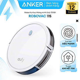 Robot hút bụi EUFY RoboVac 11S - T2108 (by Anker) hút bụi tự động - Bảo hành 12 tháng - Hãng phân phối chính thức