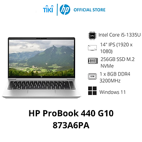 Mua Laptop HP ProBook 440 G10 873A6PA (Core i5 1335U/ 8GB/ 256GB SSD/ Intel UHD Graphics/ 14.0inch Full HD/ Windows 11 Home/ Silver/ Vỏ nhôm) - Hàng Chính Hãng