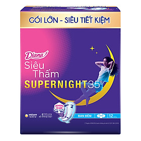 Băng Vệ Sinh Diana Siêu Thấm Supernight 35Cm (12)-1902