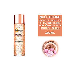 Nước dưỡng ngăn ngừa lão hóa Bio-Gold Rose chiết xuất vàng 24K tinh chất hoa hồng 100ml